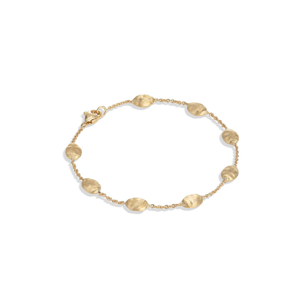 MARCO BICEGO SIVIGLIA 18K YELLOW GOLD BRACELET WITH MINI OVAL ELEMENTS