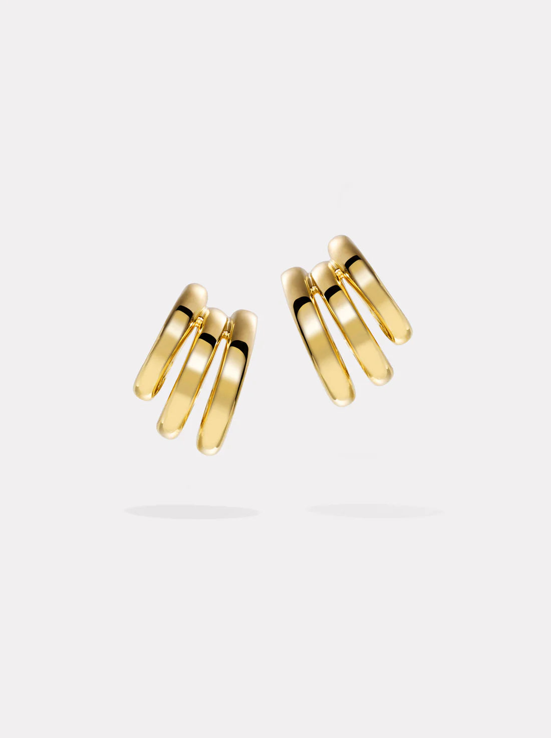 ARIAH CLASSIC GOLD EARRING STACK 14K RECYCLED YELLOW GOLD
