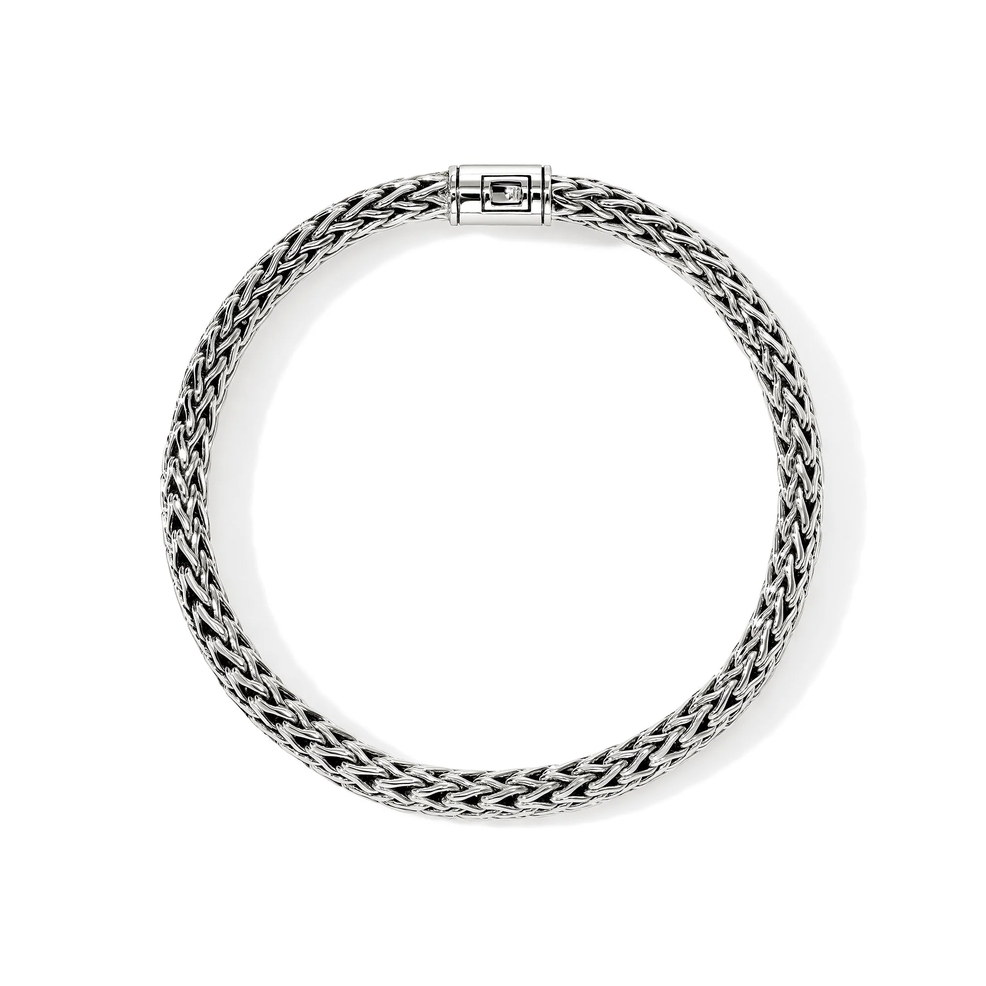 JOHN HARDY ICON STERLING SILVER 6.5MM BRACELET, SIZE MEDIUM