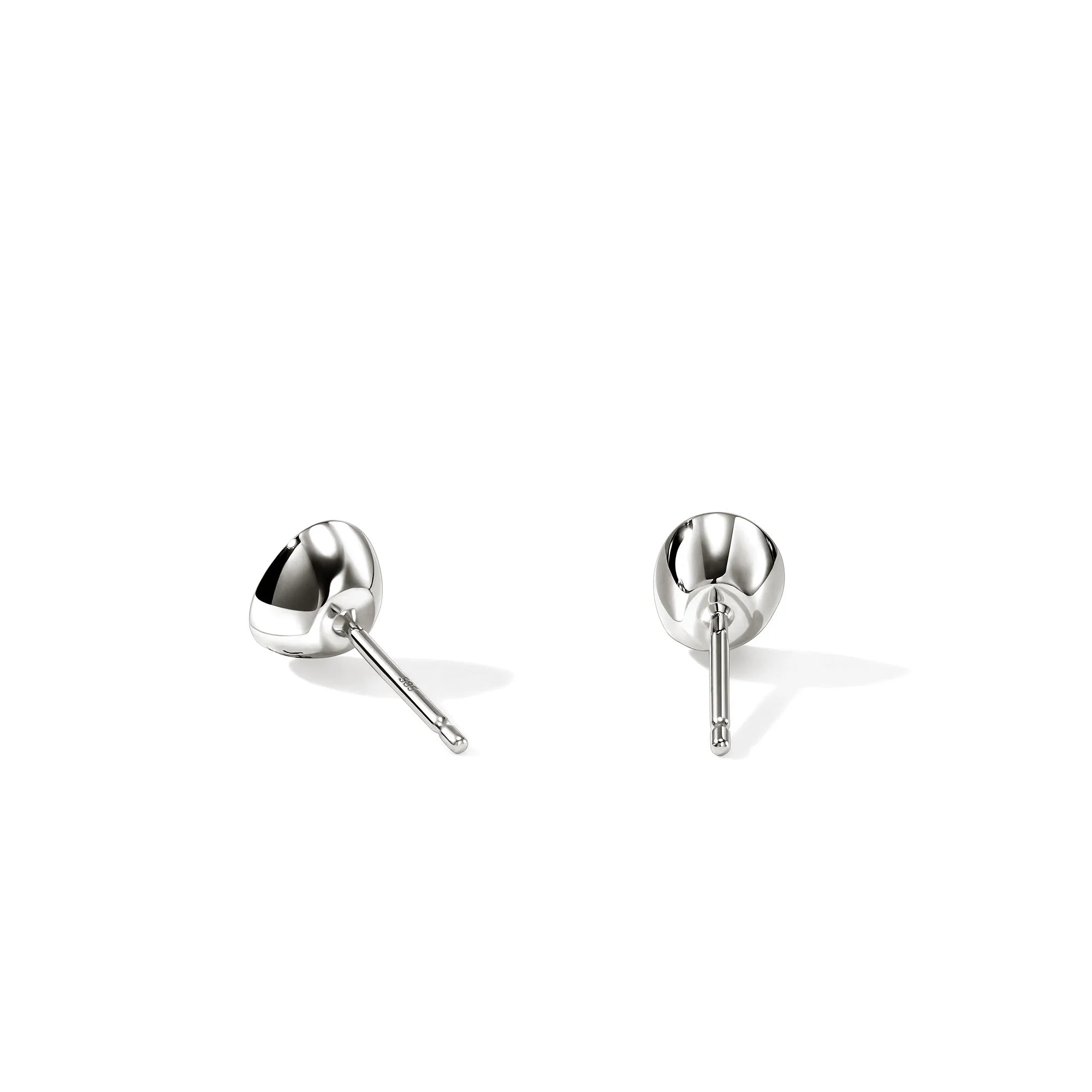 JOHN HARDY LOVESTRUCK STUD EARRINGS, STERLING SILVER, LAB DIAMONDS, 1.5TCW