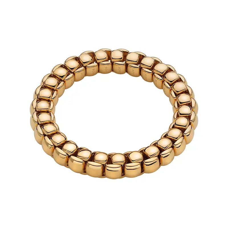 FOPE 18K YELLOW GOLD LUNA BRACELET, SIZE MEDIUM