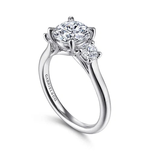 Sanaa Round 3 Stone Diamond Engagement Ring