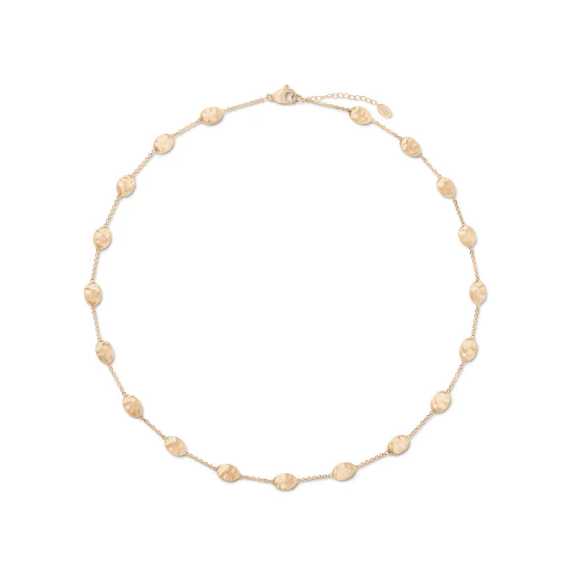 MARCO BICEGO SIVIGLIA 18K YELLOW GOLD NECKLACE WITH MINI OVAL ELEMENTS
