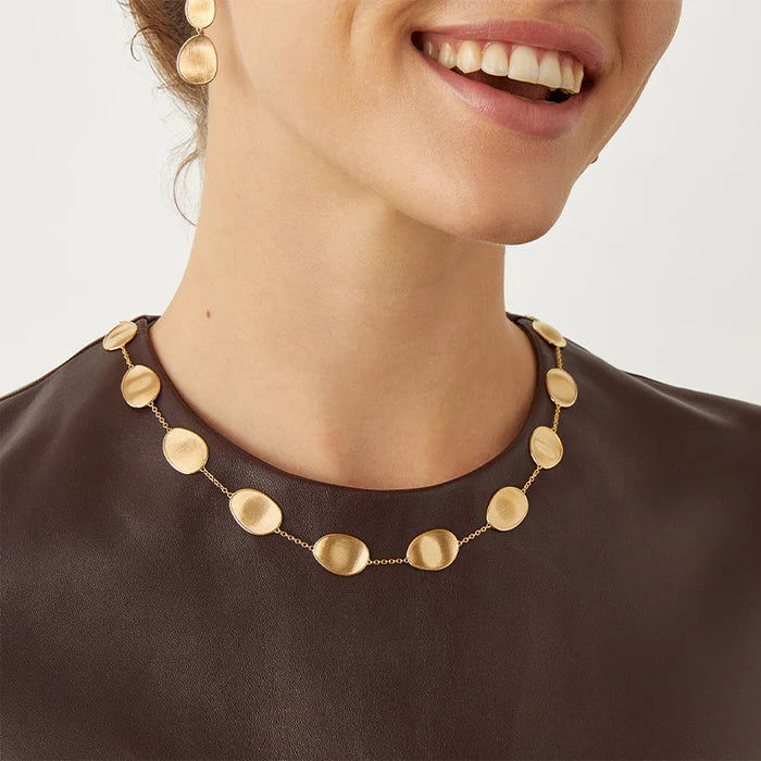 MARCO BICEGO LUNARIA 18K YELLOW GOLD LIGHT CHAIN NECKLACE