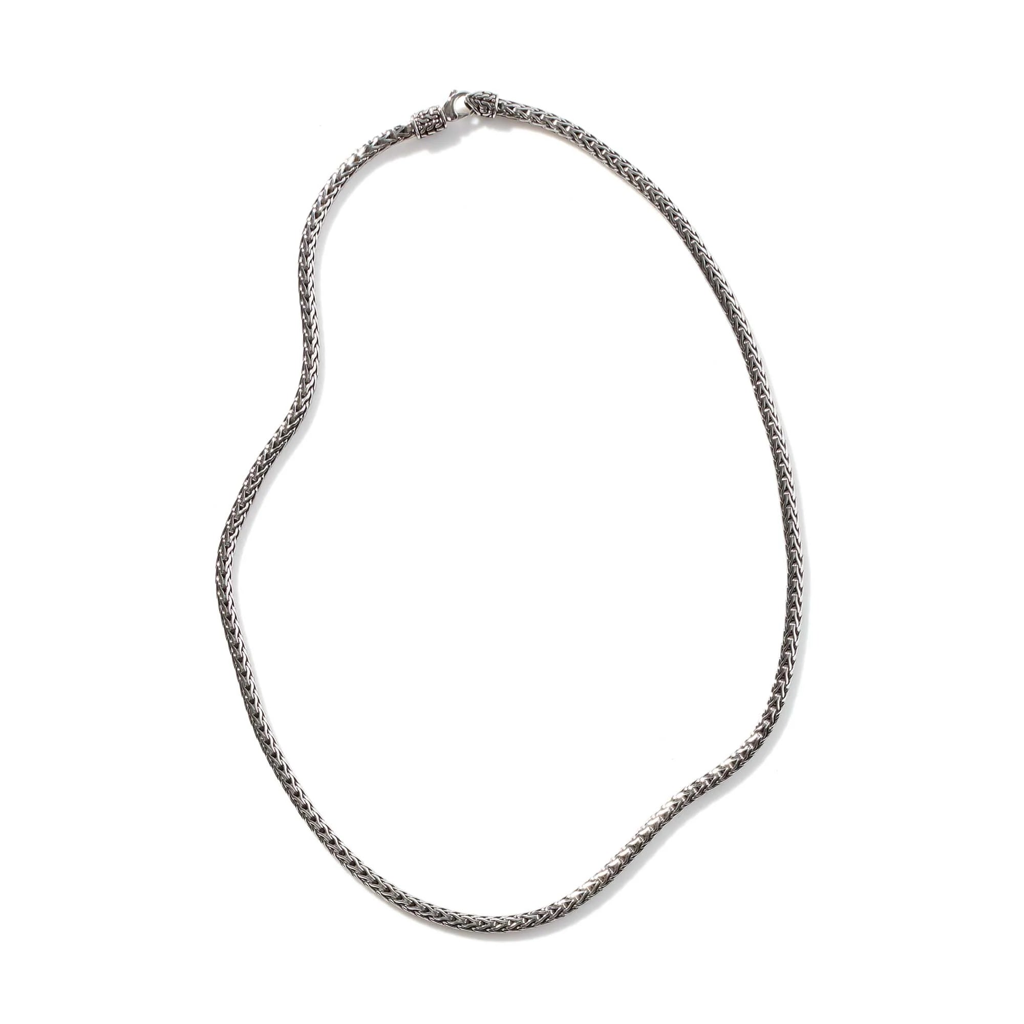 JOHN HARDY CLASSIC CHAIN STERLING SILVER SLIM 3.5MM NECKLACE  SIZE 18 INCHES