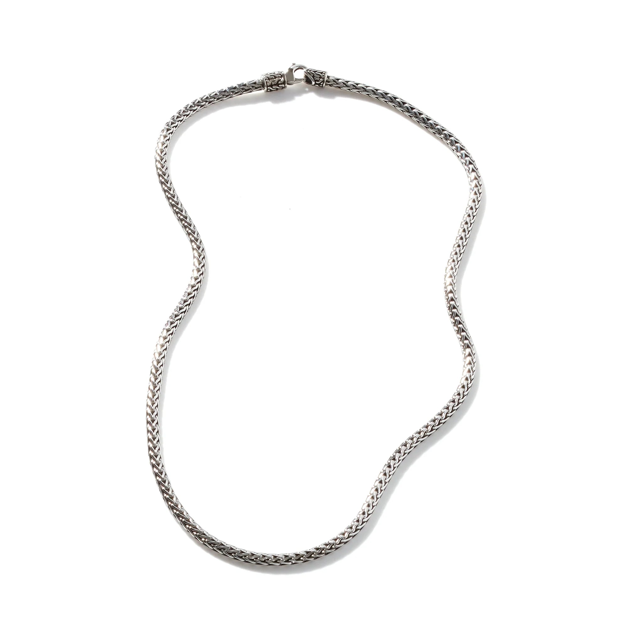 JOHN HARDY CLASSIC CHAIN STERLING SILVER SLIM 3.5MM NECKLACE  SIZE 18 INCHES