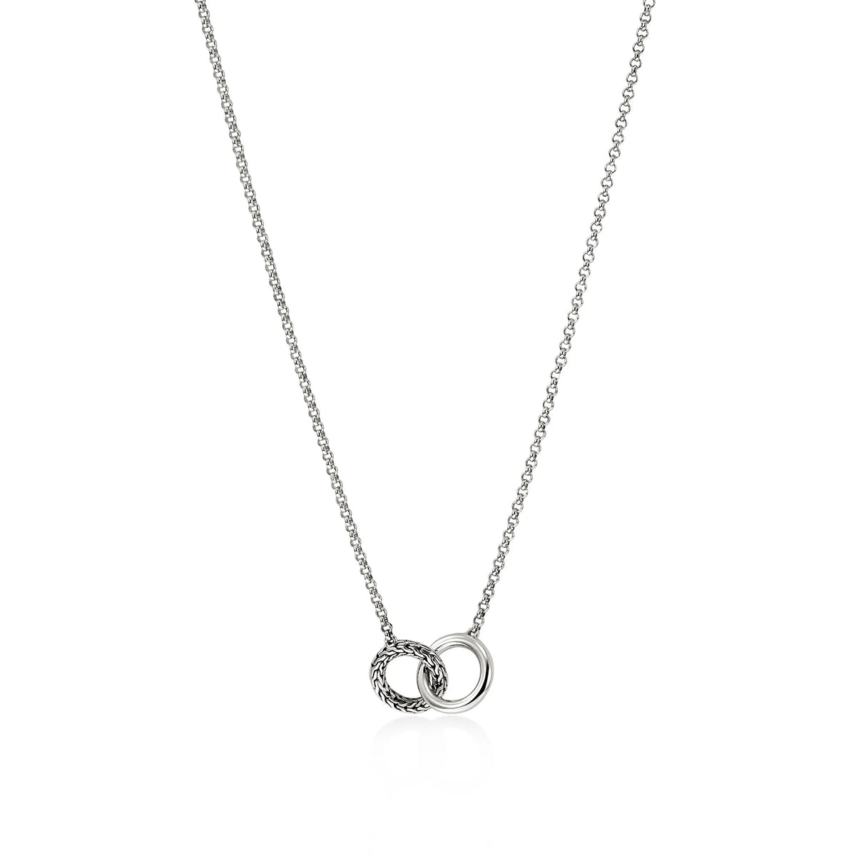 JOHN HARDY ESSENTIAL LINKED NECKLACE, STERLING SILVER, 2MM