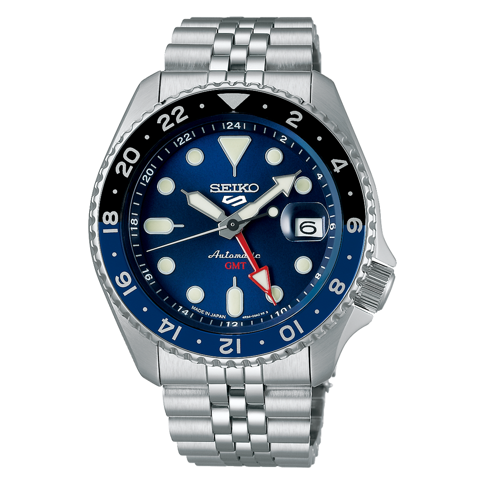 Seiko 5 Sports GMT 'Black Grape' Automatic SSK003K1