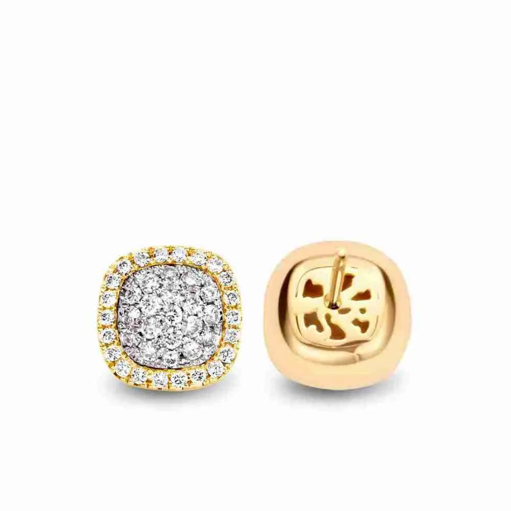 ESTATE COLLECTION: MILANO 18K YELLOW GOLD SWEETIES EARRINGS 0.44CT - REPLACEMENT VALUE $4600.00