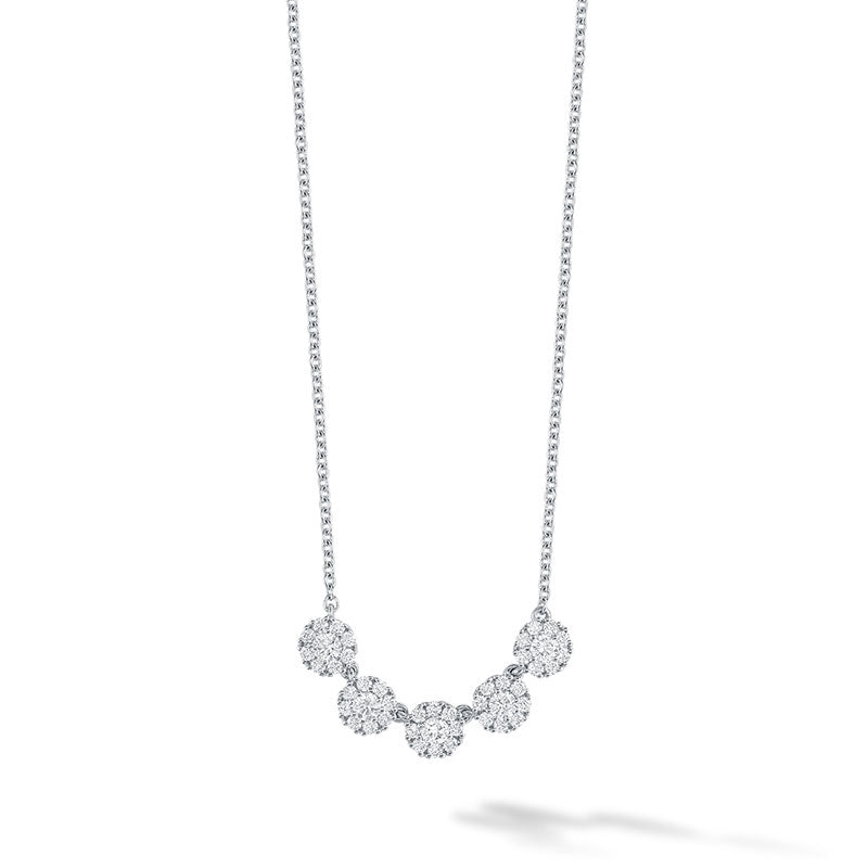 Birks Iconic | White Gold and Diamond Snowflake Necklace