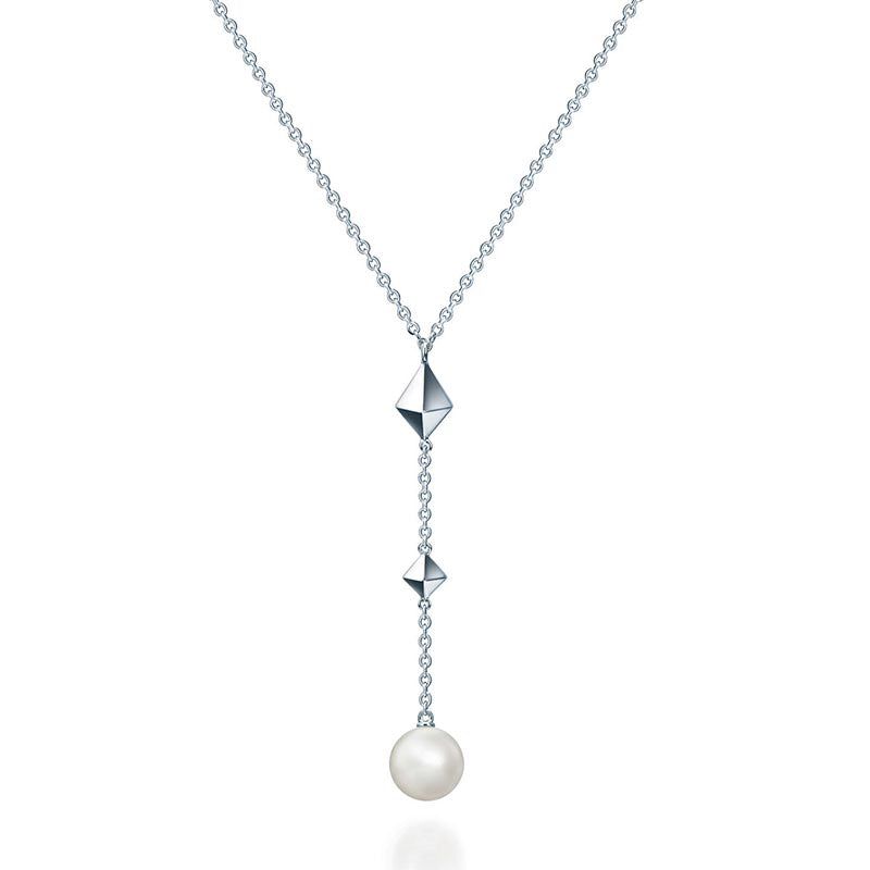 Birks Rock & Pearl Drop Necklace with Pearl