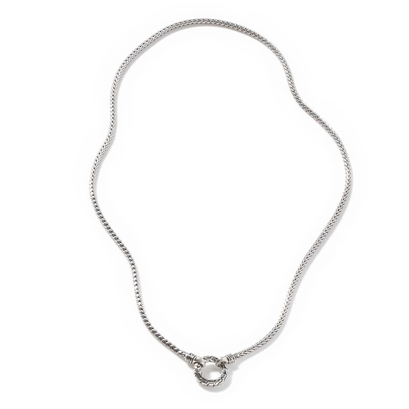 Classic Chain 2.5MM Mini Amulet KeyRing Necklace