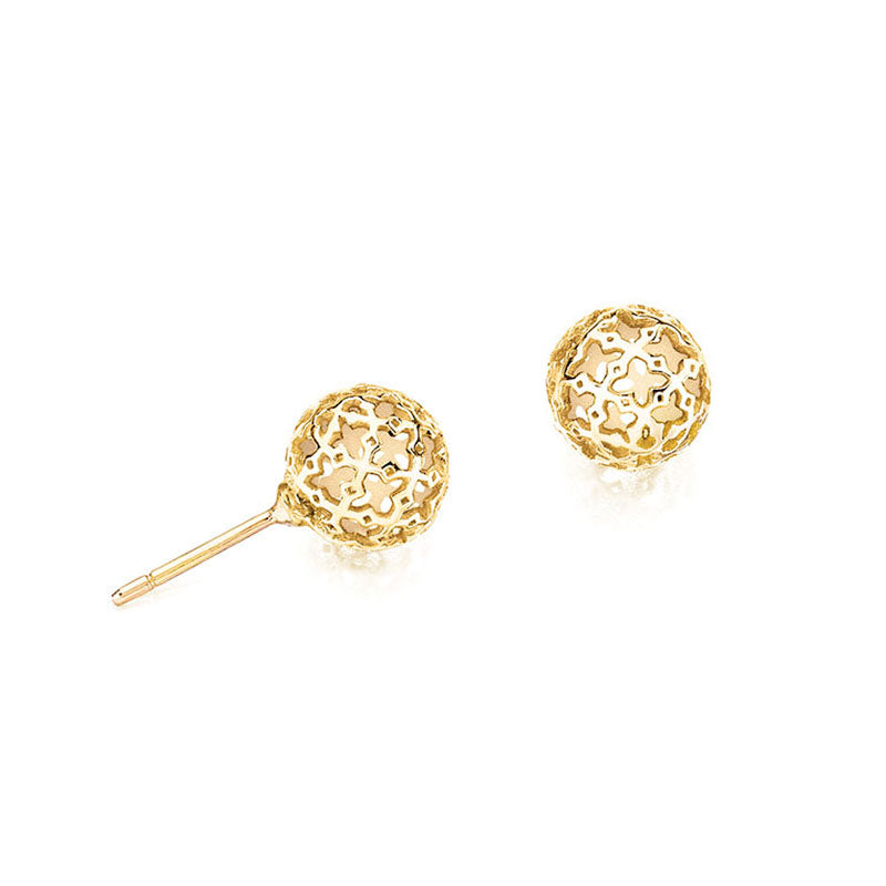 Birks MUSE 8MM Mesh Ball Earrings