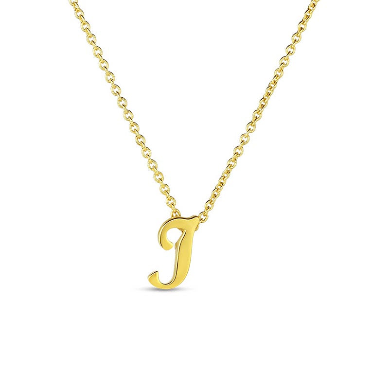 Roberto Coin Tiny Treasures Love Letter 18K Gold 'I' Pendant