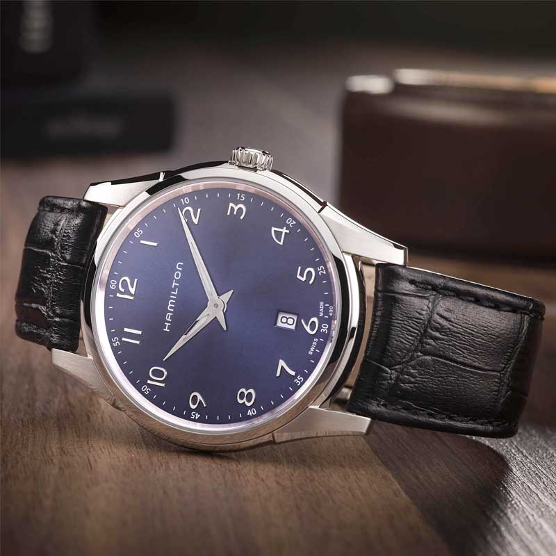 Hamilton Jazzmaster Thinline Quartz (Blue Dial)