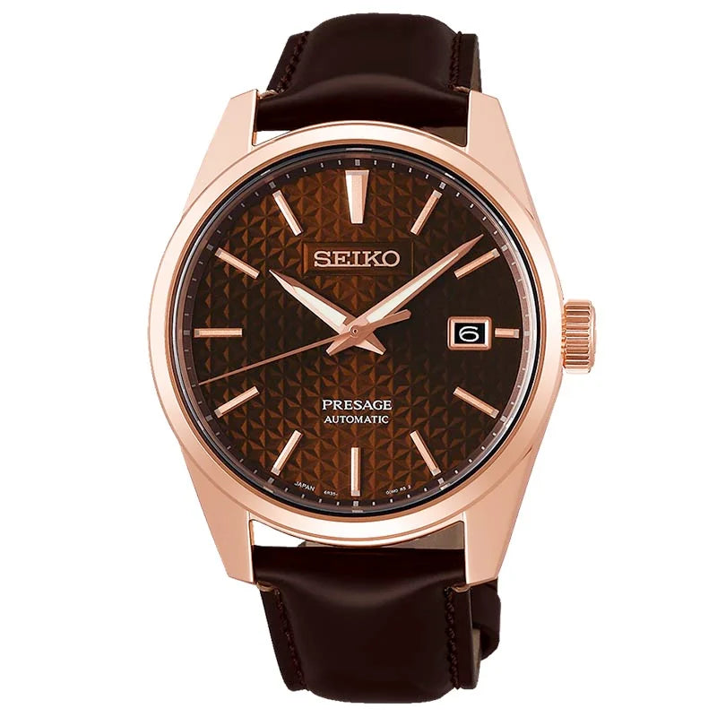 Seiko Presage Sharp Edge Brown Dial Automatic SPB170J1