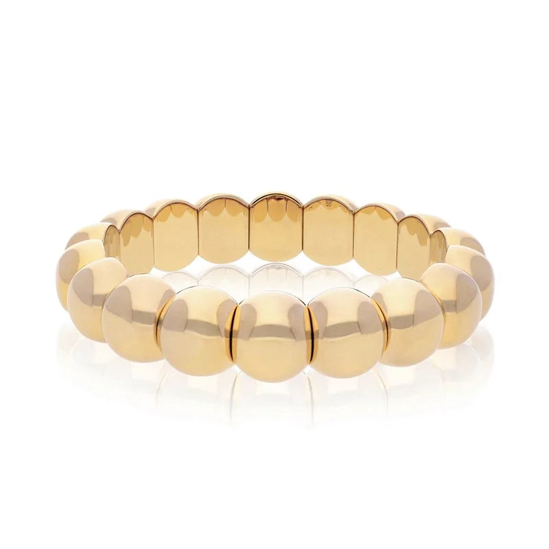 ROBERTO DEMEGLIO AURA DAMA CERAMIC BRACELET WITH 18K YELLOW GOLD OVERLAY