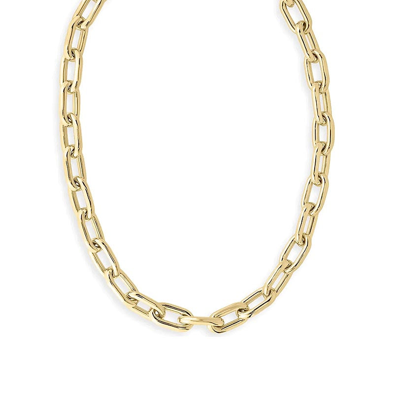 Roberto Coin 18K Yellow Gold Chunky Paperclip 18 Inch Necklace