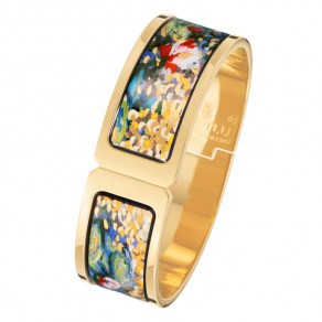 FREYWILLE HOMMAGE A CLAUDE MONET ORANGERIE REGINA CLASP BANGLE SIZE SMALL