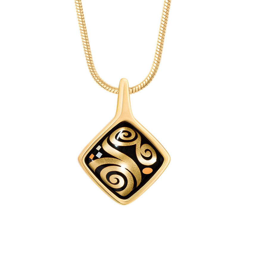 FREYWILLE HOMMAGE A GUSTAV KLIMT CARRE PENDANT