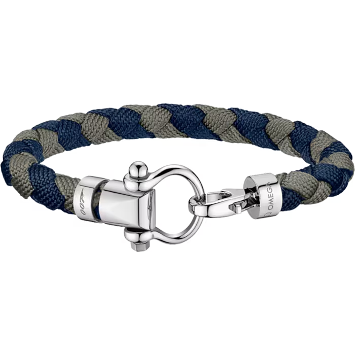 OMEGA AQUA SAILING BRACELET, NYLON, STAINLESS STEEL