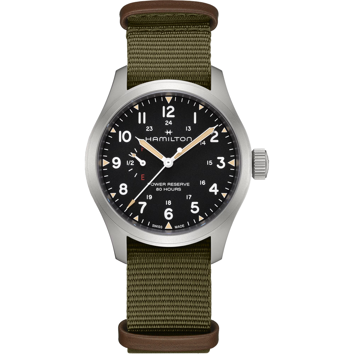 HAMILTON KHAKI FIELD MECHANICAL POWER RESERVE 40MM