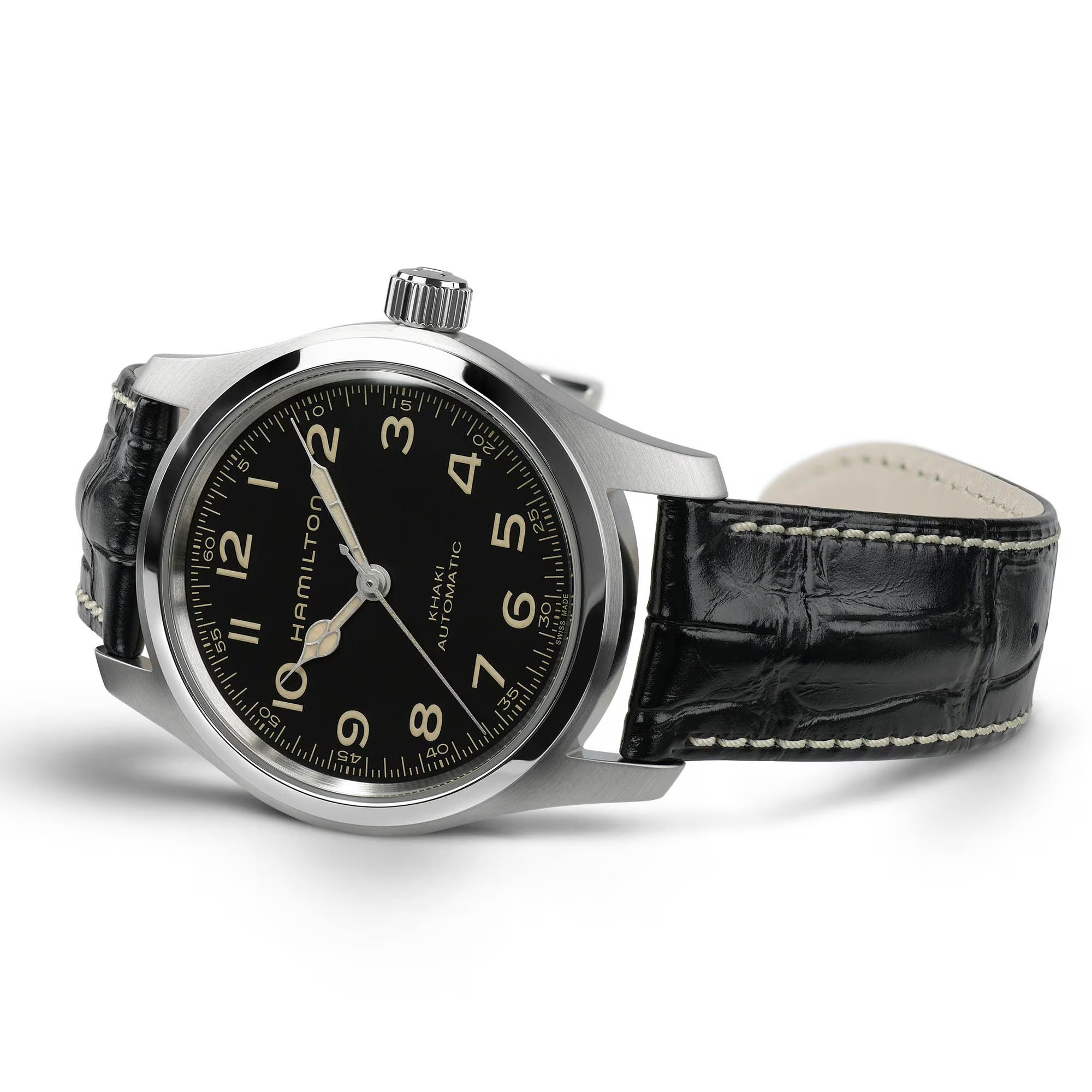 HAMILTON KHAKI FIELD MURPH AUTO 42MM BRACELET BUNDLE