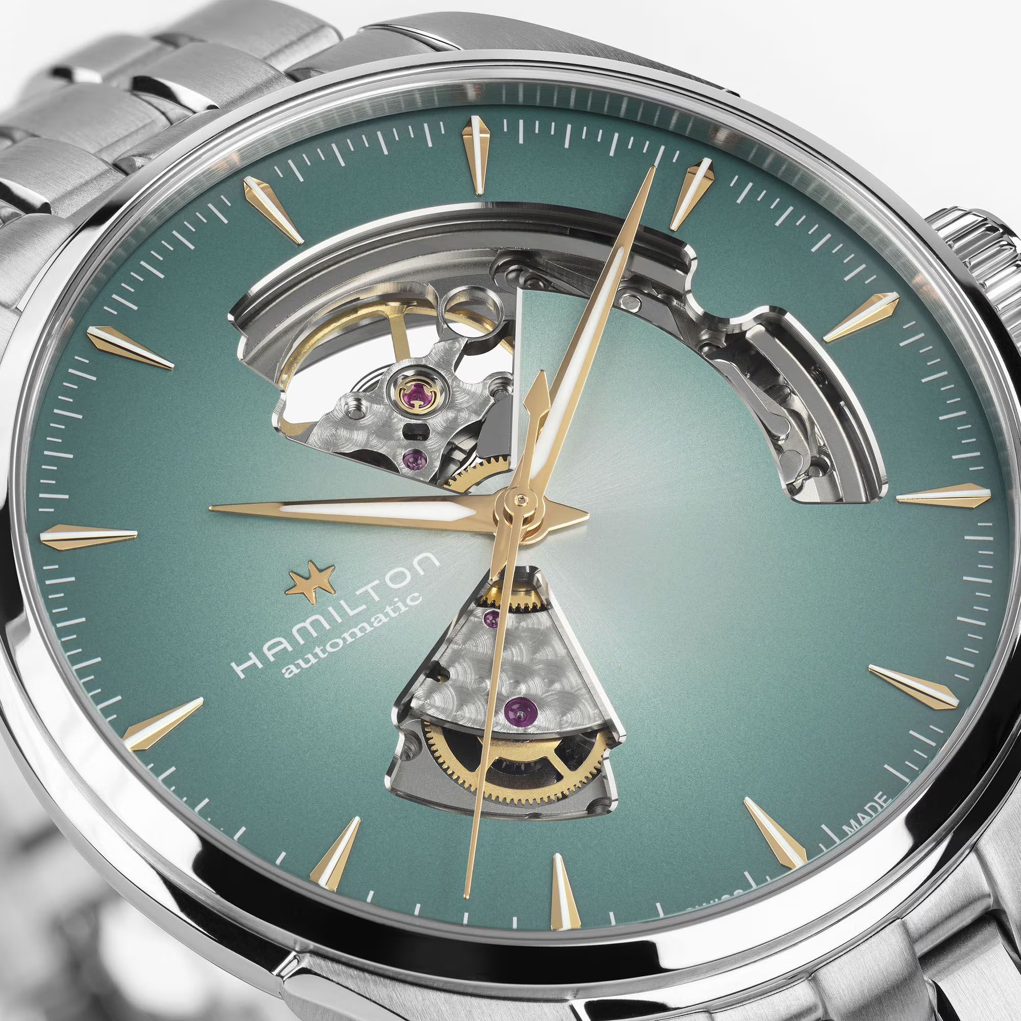 HAMILTON JAZZMASTER OPEN HEART AUTO 40MM