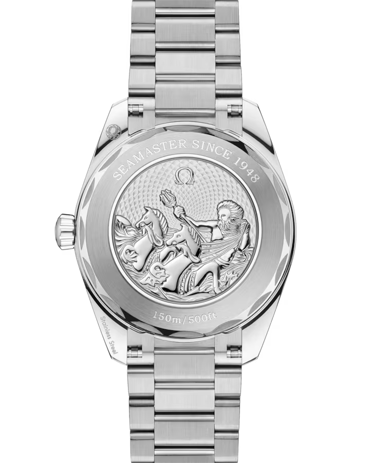 Seamaster Aqua Terra 150M 38 mm, steel on steel