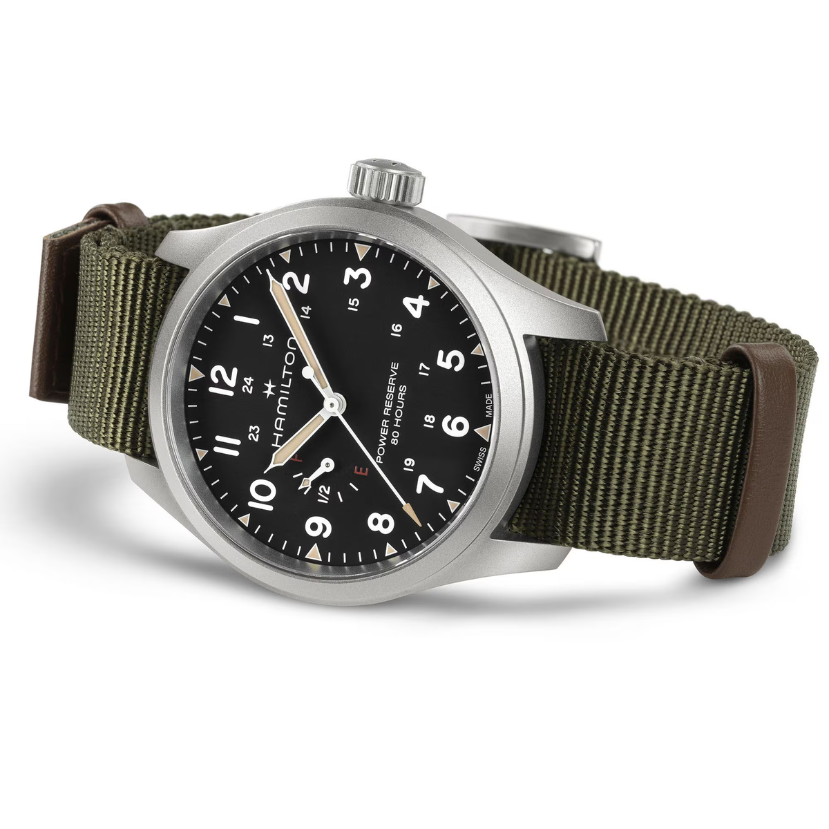 HAMILTON KHAKI FIELD MECHANICAL POWER RESERVE 40MM