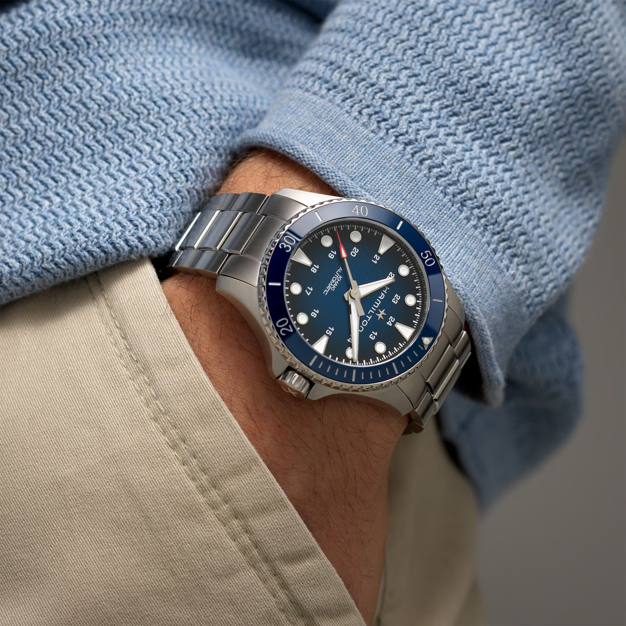 HAMILTON KHAKI NAVY SCUBA AUTO 43MM