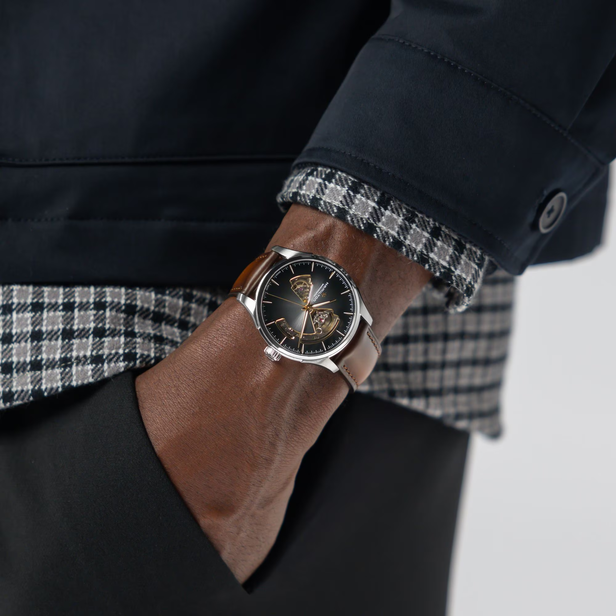 HAMILTON JAZZMASTER OPEN HEART AUTO 40MM