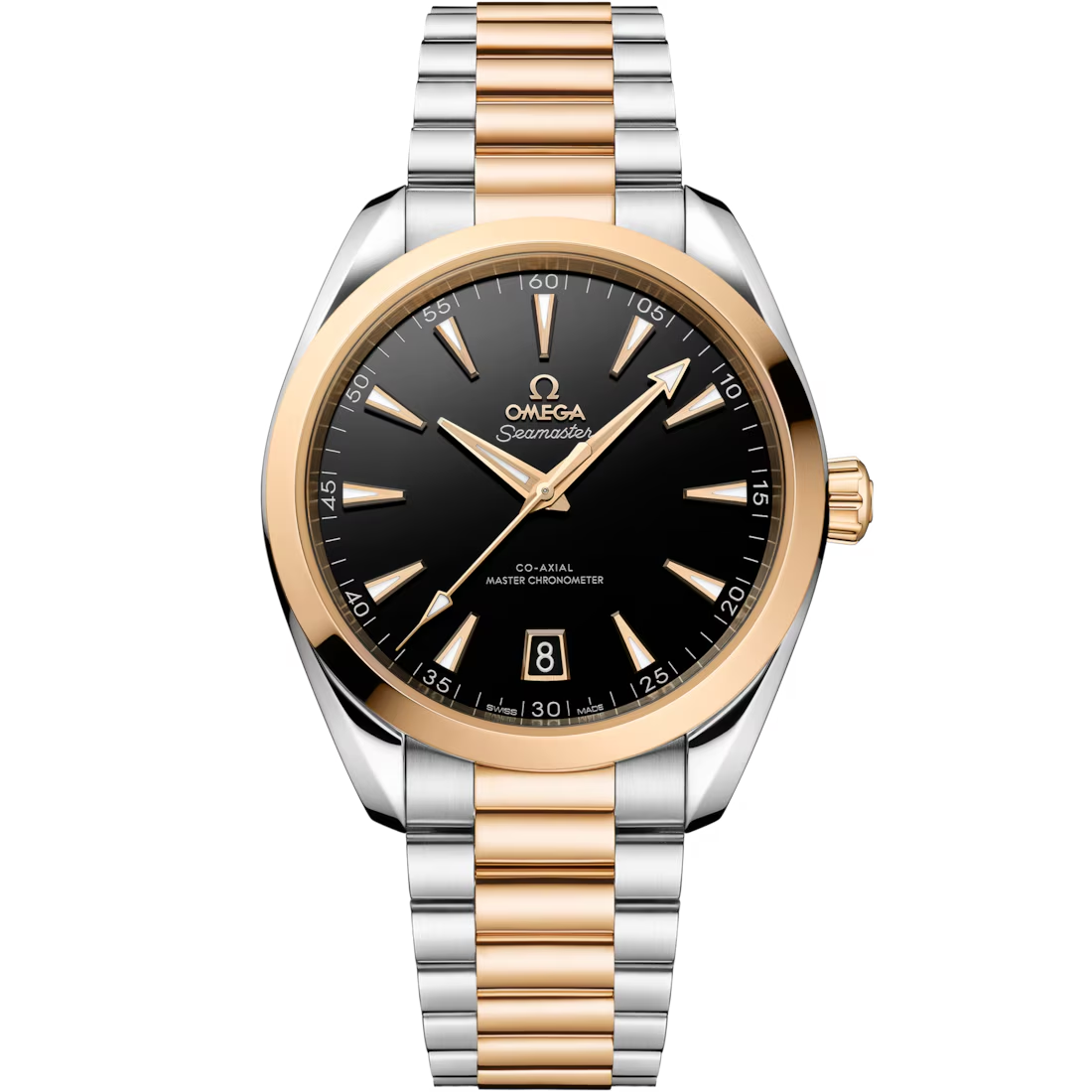 OMEGA SEAMASTER AQUA TERRA 150M 41MM, STEEL - MOONSHINE GOLD ON STEEL- MOONSHINE GOLD